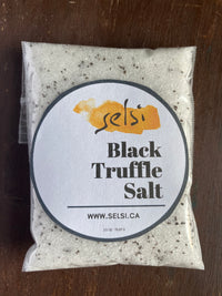 Black Truffle Salt, Re-Fill Baggie 3.5 oz Bulk